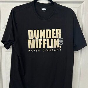 THE OFFICE DUNDER MIFFLIN PAPER CO.  Steve Carell Michael Scott Shirt Large NWT
